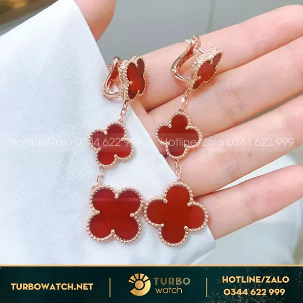 LẮC TAY VAN CLEEF & ARPELS BÔNG HOA Vàng 18k