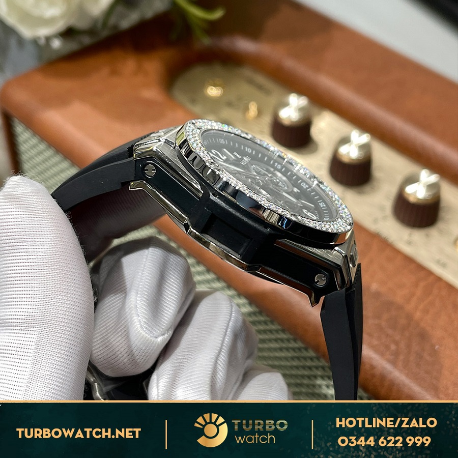 Đồng Hồ Hublot Big Bang Unico Fake Cao Cấp Đính Viền Kim Cương