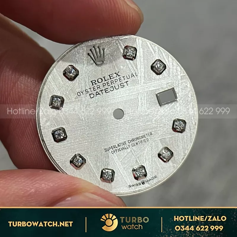 Mặt Đồng hồ Rolex Datejust 26mm MOP đính kim cương mặt số Rolex