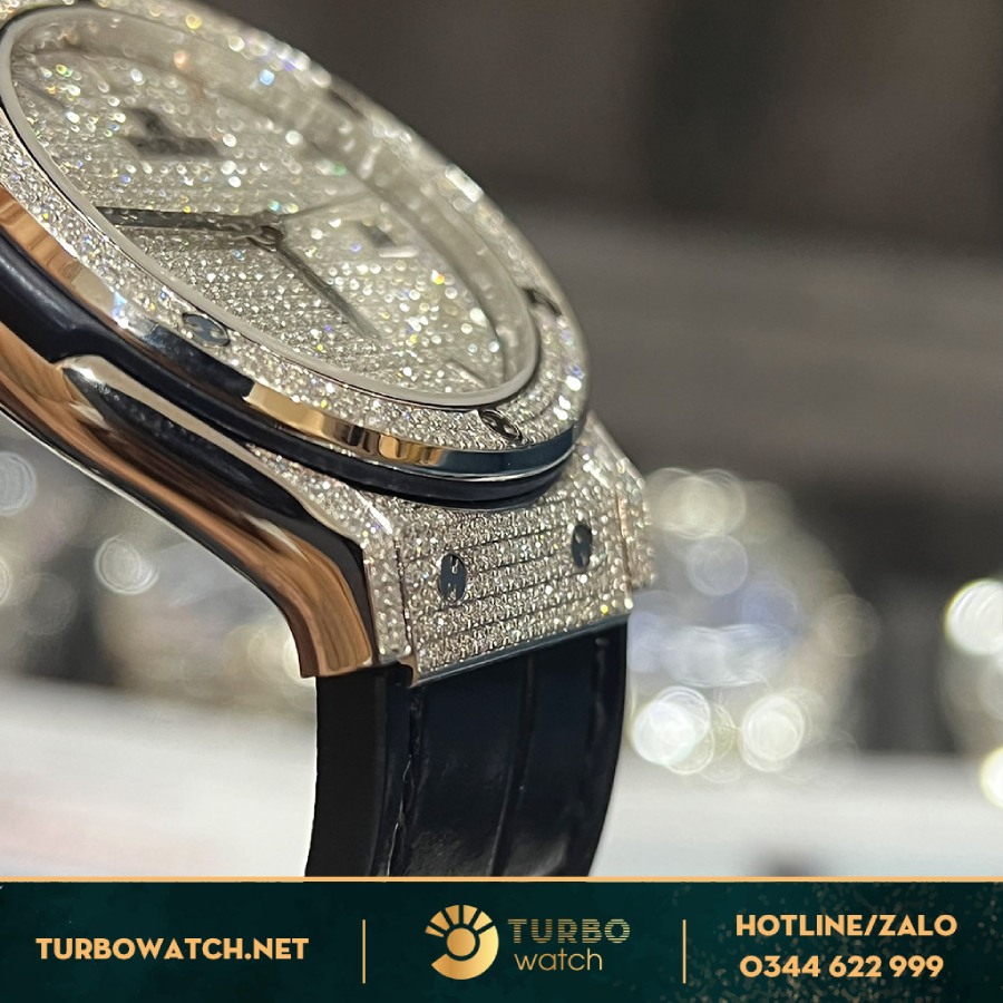 Đồng Hồ Hublot Classic Fusion Rep 1:1 full Kim Cương