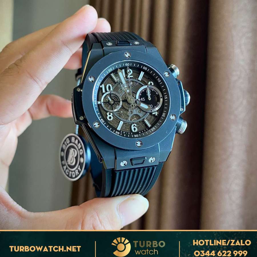 Đồng Hồ Hublot Big Bang Unico Rep 1:1 Ceramic Black