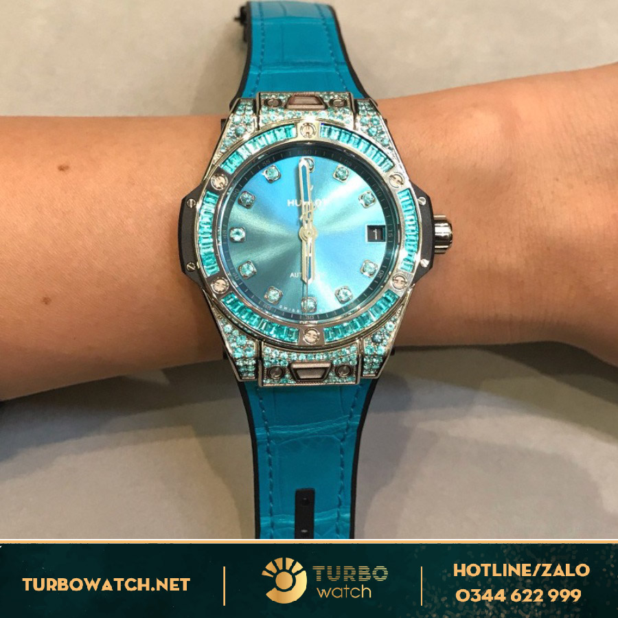 Đồng Hồ Hublot Big Bang One Click Xanh Ngọc