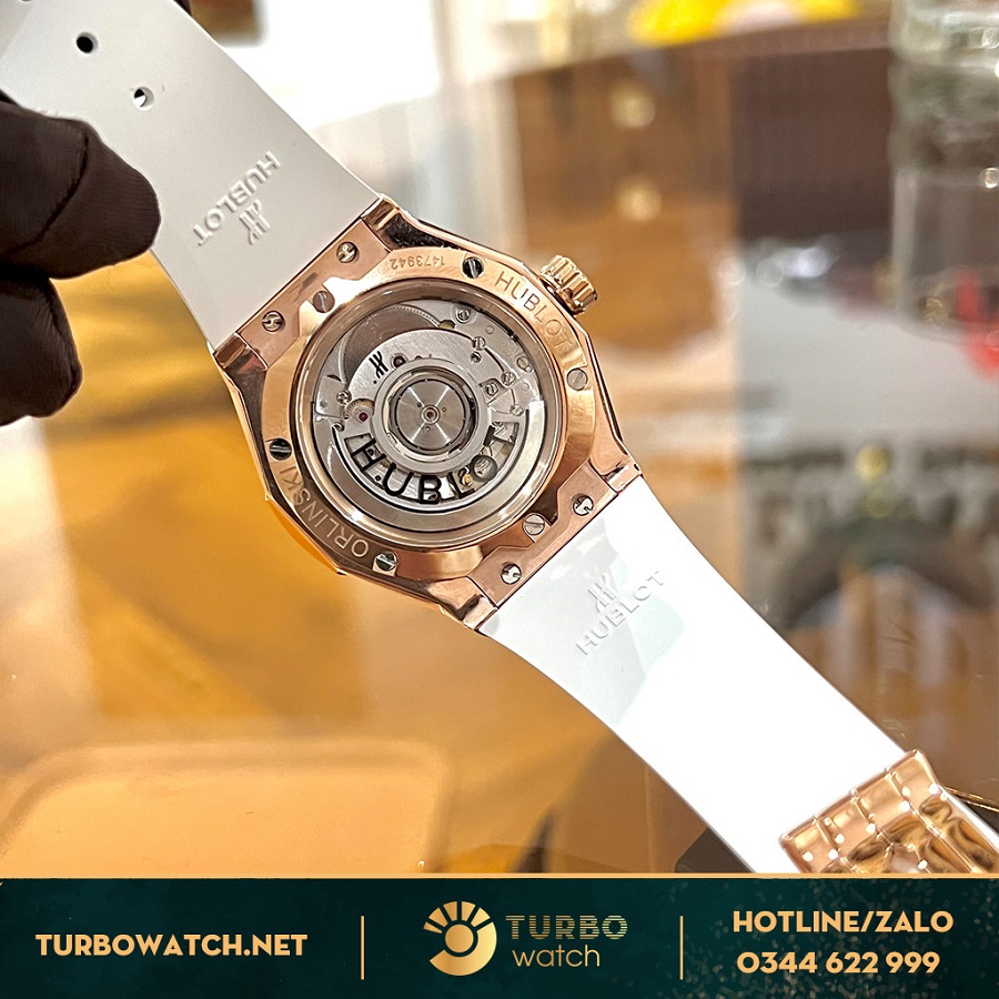 Hublot Classic Fusion Orlinski King Gold 550 Rep 1:1 Full Diamonds
