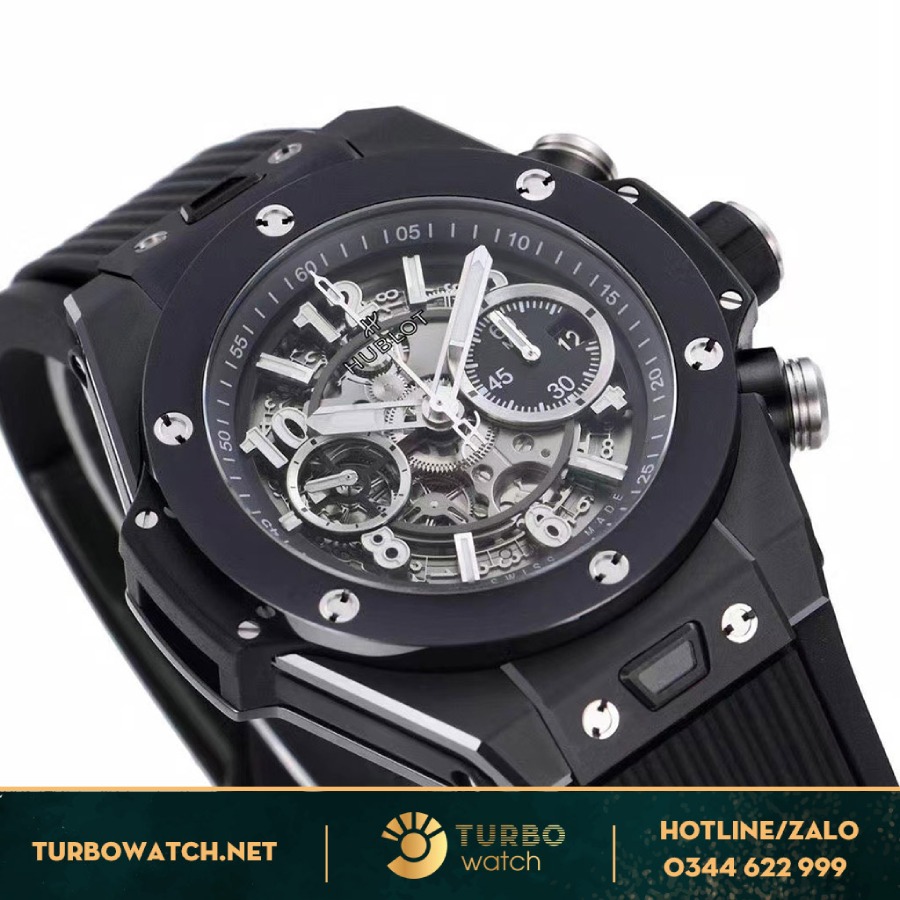 Đồng Hồ Hublot Big Bang Super Fake 1:1 Unico Black