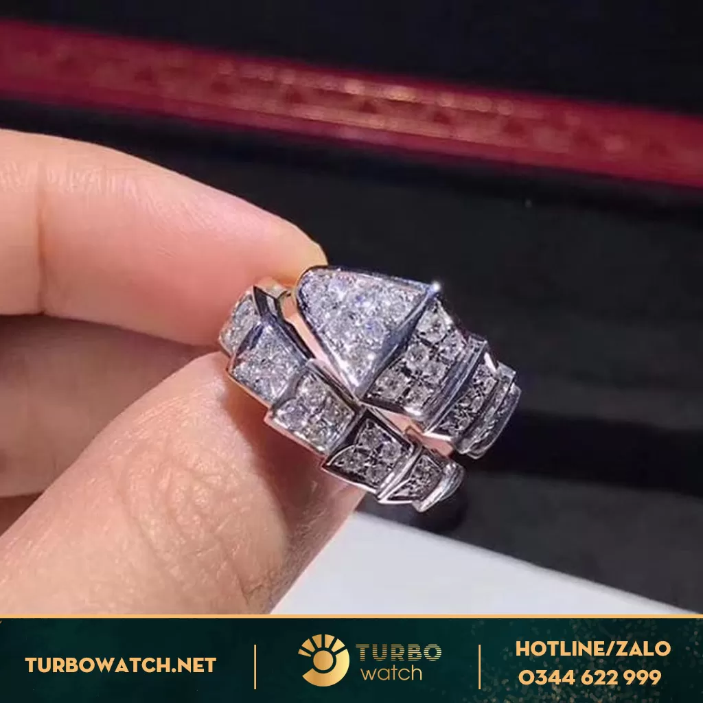 Nhẫn Cartier Rắn Vàng 18K Full Kim Thiên Nhiên