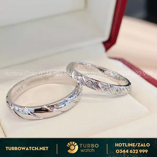 Nhẫn chaumet vàng 18k