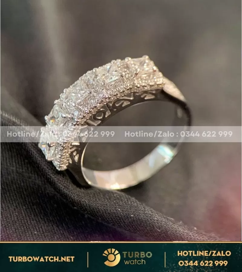 Nhẫn nữ thiết kế vàng 14k,kim moissanite N075