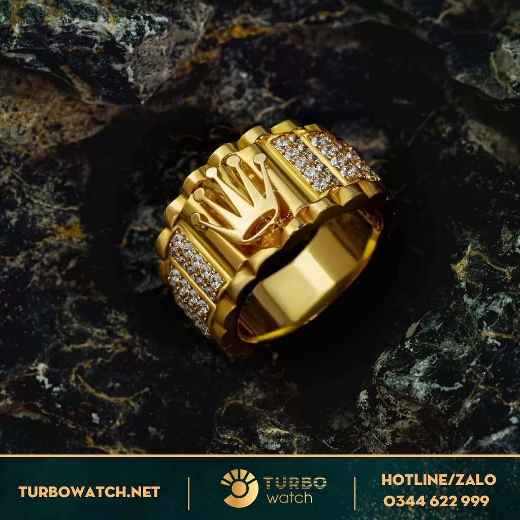 Nhẫn Rolex Vàng 18k Chế Tác