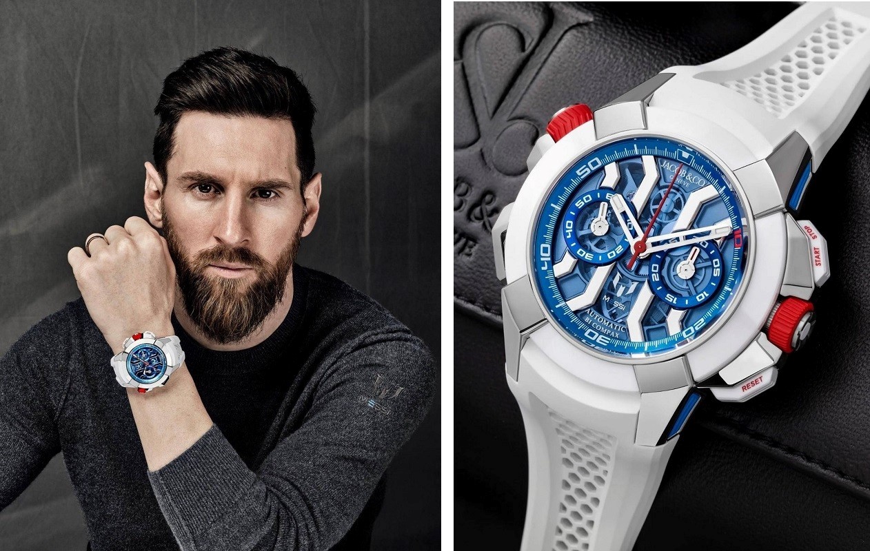 Jacob & Co. Epic X Chronograph Messi Full Baguette