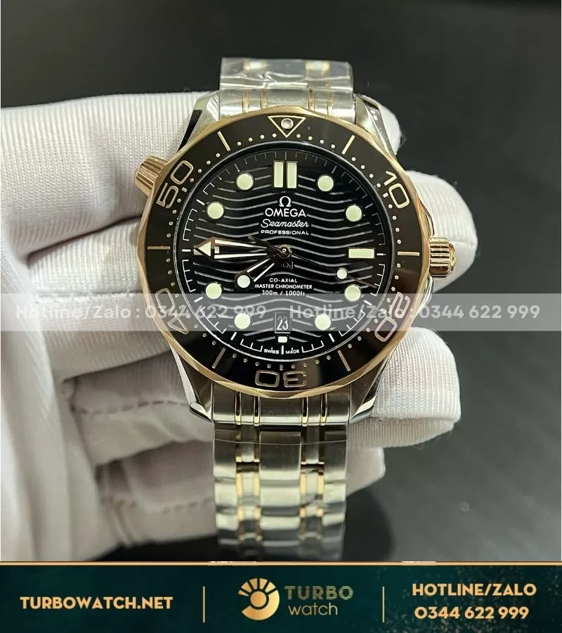 Omega seamaster demi rose gold vs factory