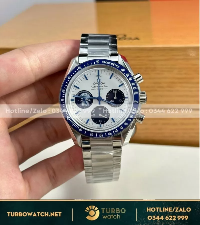 Omega Speedmaster Silver Snoopy 50th Anniversary 42mm chronograph N1 Factory