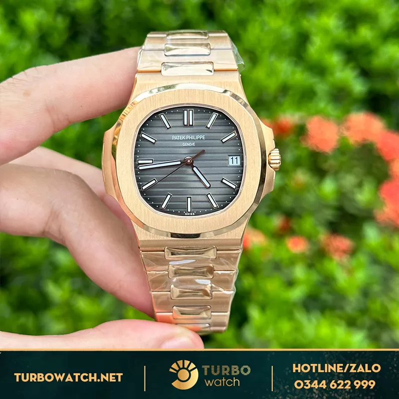 Patek nautilus 5711 rose gold nhà máy 3k