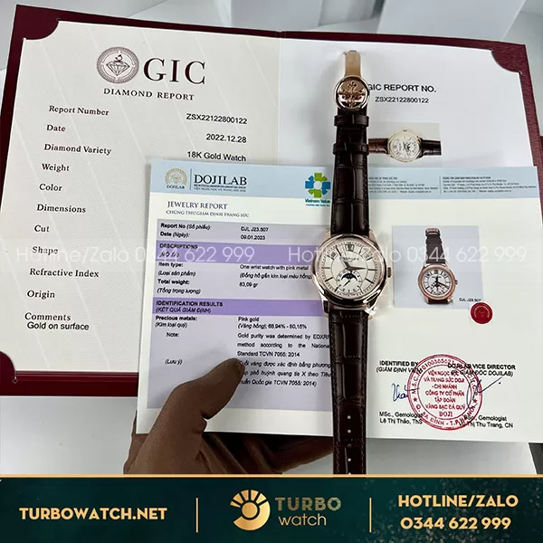 Patek Philippe 5205R Bọc Vàng 18K Rep 1 1