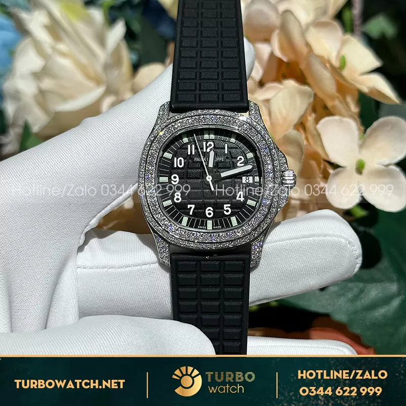 Patek philippe aquanaut 5067 custom diamond
