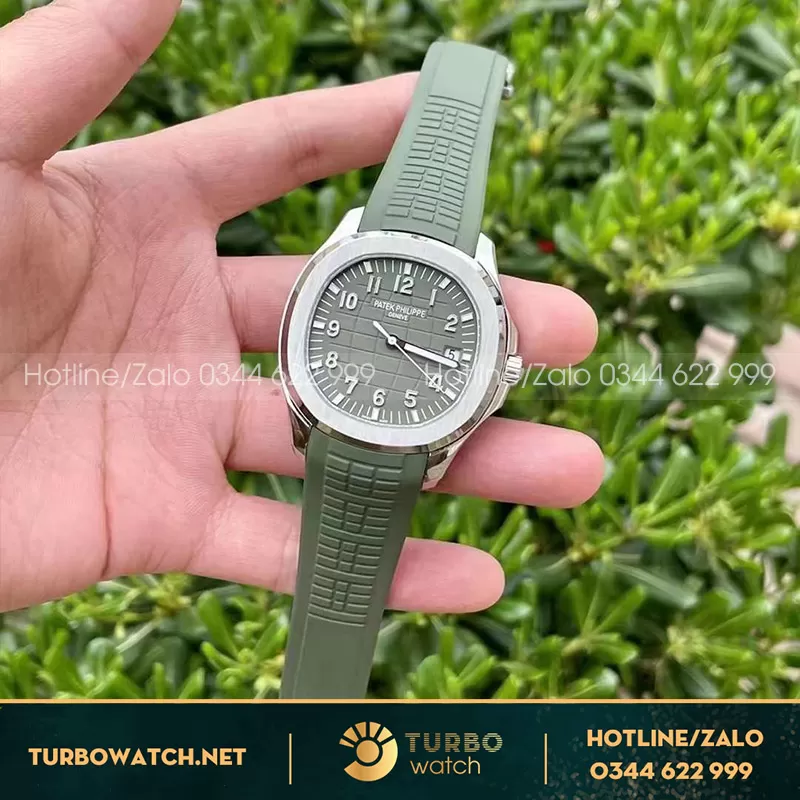 Patek philippe aquanaut jumbo 5168G-010 chế tác vàng trắng