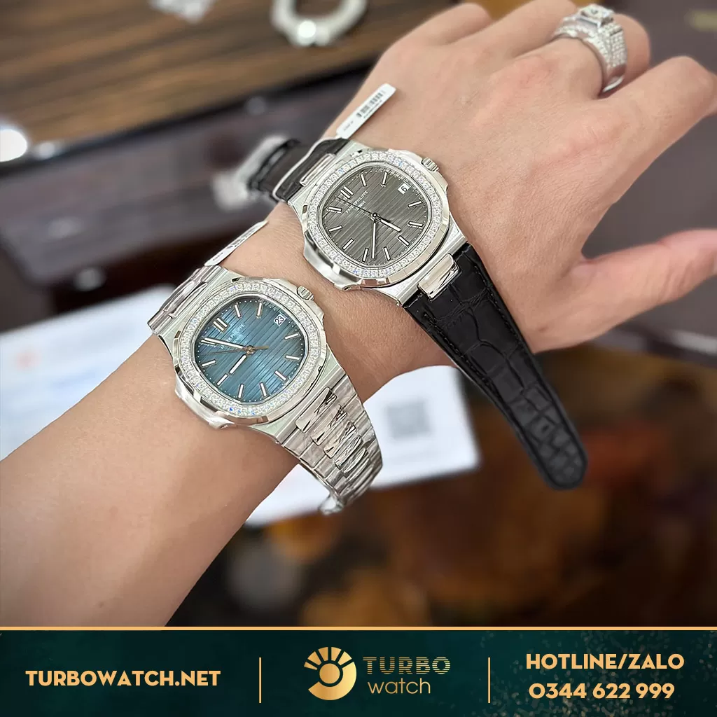 Patek philippe nautilus 5711 độ kim cương thiên nhiên