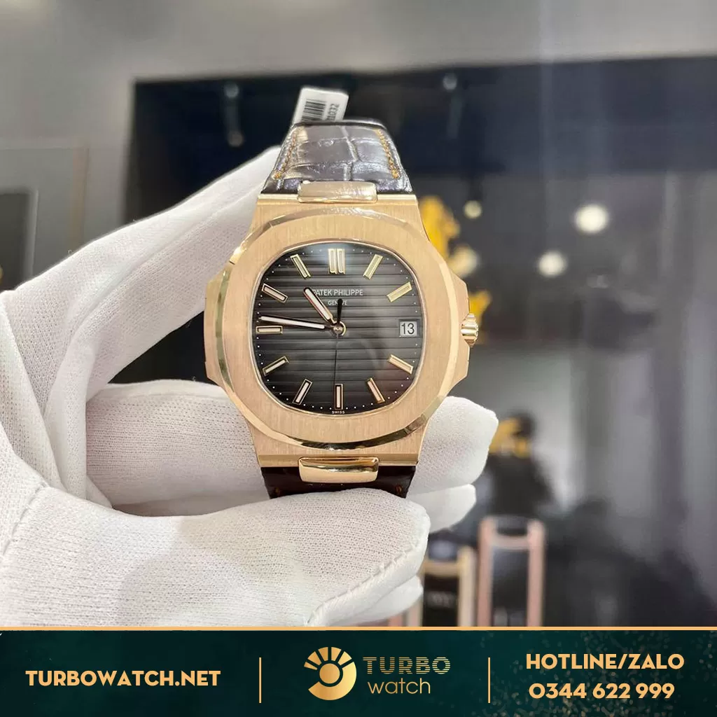 PATEK PHILIPPE NAUTILUS 5711R ROSE GOLD 18K DÂY DA