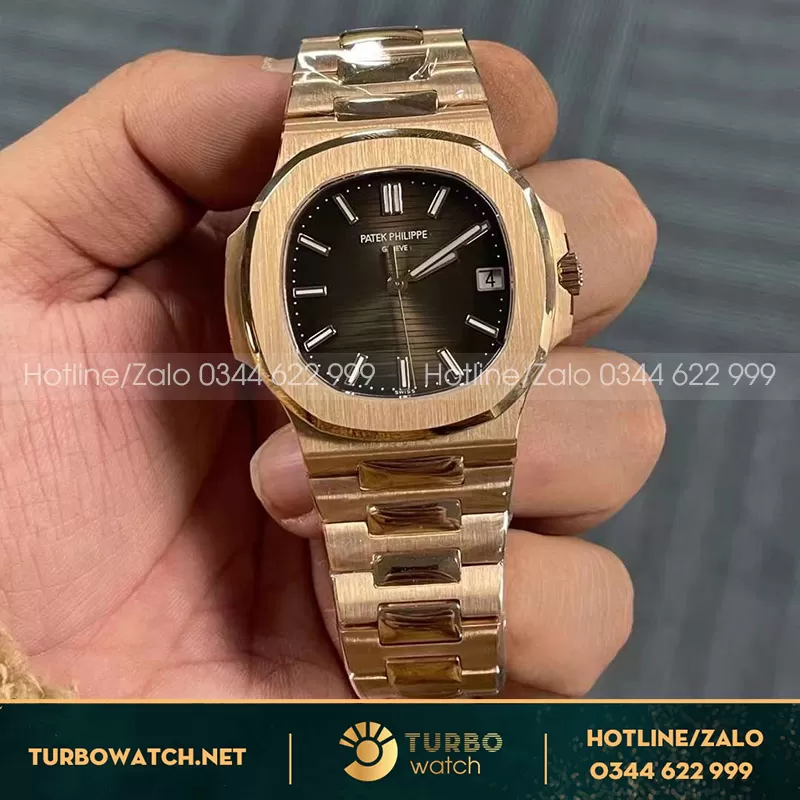 Patek philippe nautilus 5711r vàng hồng 18k chế tác