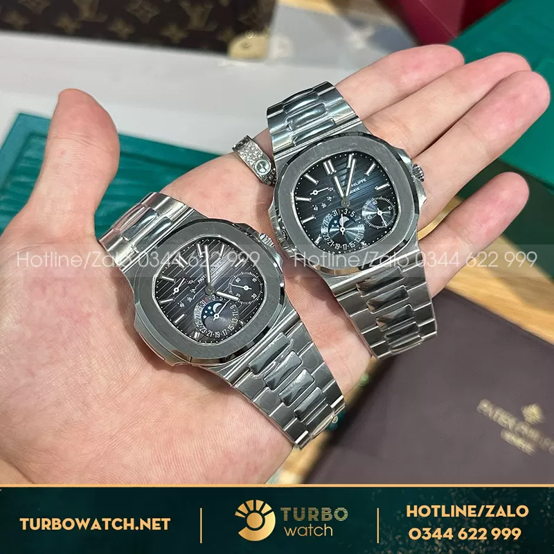 Patek philippe nautilus 5712 bản rep cao nhất và bản độ mặt dial chuẩn auth
