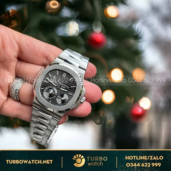 Patek philippe nautilus 5712 mặt xám nhà máy gr 