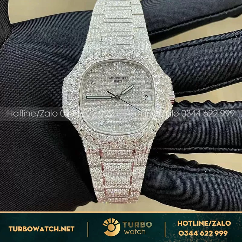 Patek philippe nautilus 5719 full diamond