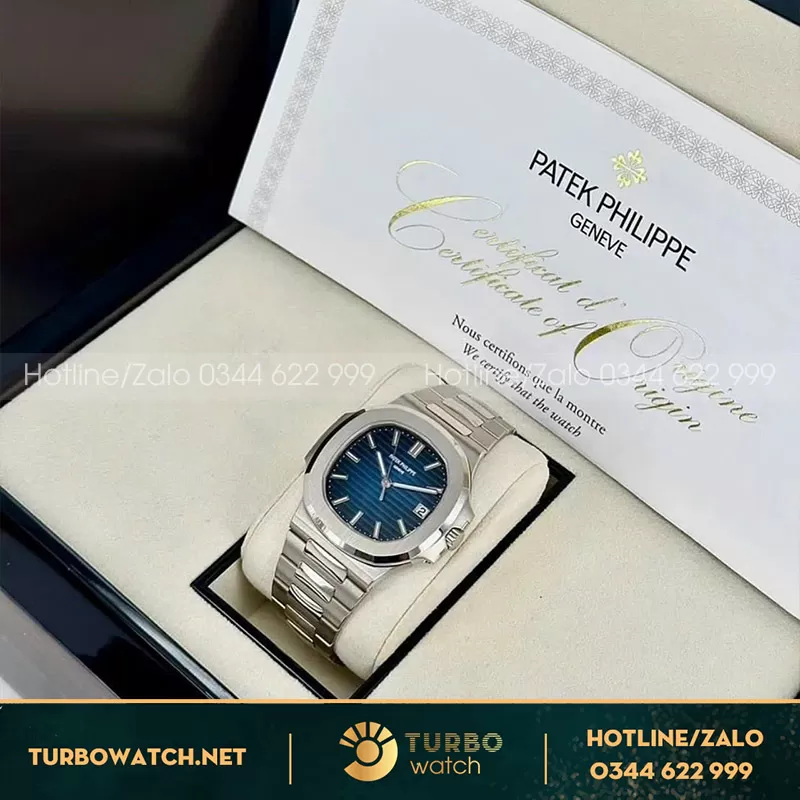 Patek philippe nautilus 5811 tinh chỉnh mặt dial siêu sắc nét