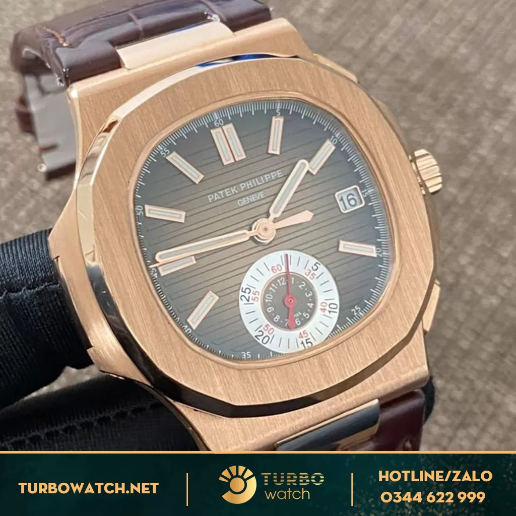 Patek Philippe Nautilus 5980-001 Chế Tác Vàng Khối 18k 