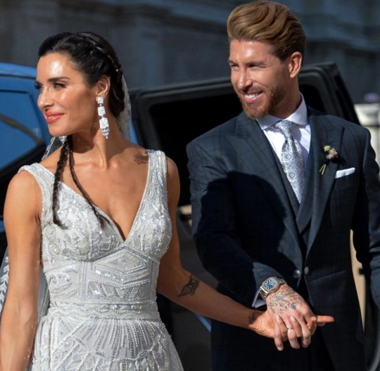 Patek Philippe Nautilus 5980/1AR được Sergio Ramos đeo trong lễ cưới