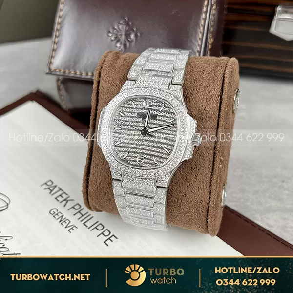 Patek philippe nautilus 7118 đính full đá CZ cao cấp