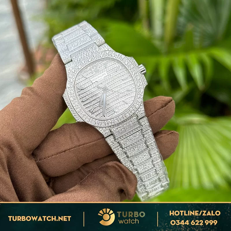 Patek Philippe Nautilus Rep 1 1 7118 Lady Full Cz