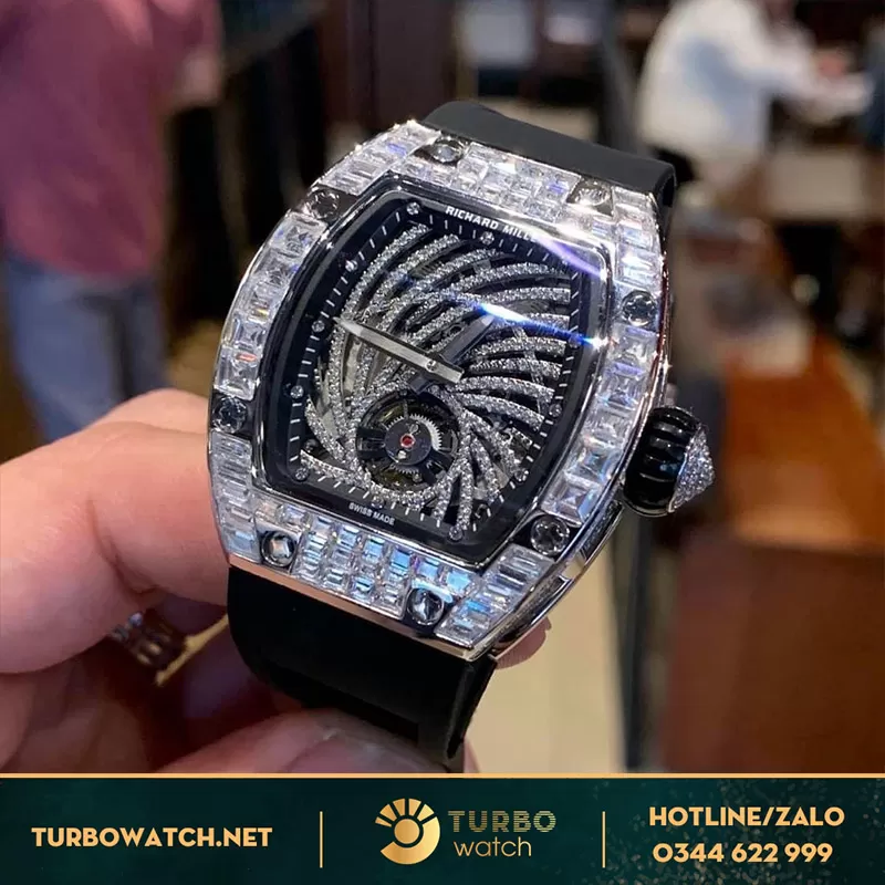 Richard Mille Rep 1 1 RM 51-02 Full Đá Baguette