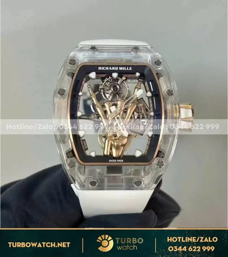 Richard mille RM 66 flying tourbillon customize saphire case