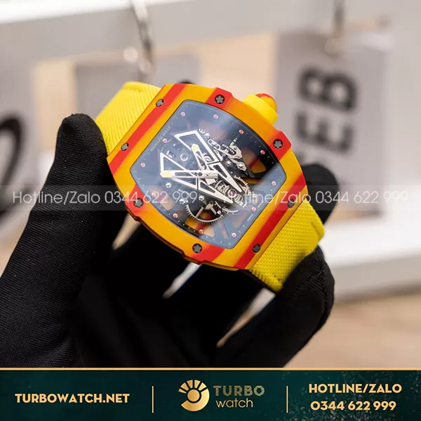 Richard Mille RM27-03 Tourbillon Rafael Nadal Rep 1 1 RM27-03 CA FQ Vỏ Carbon