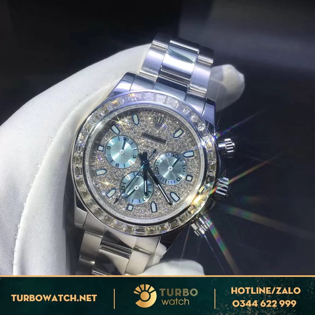 Rrolex 116576tbr Chế tác vàng khối kim cương baguette