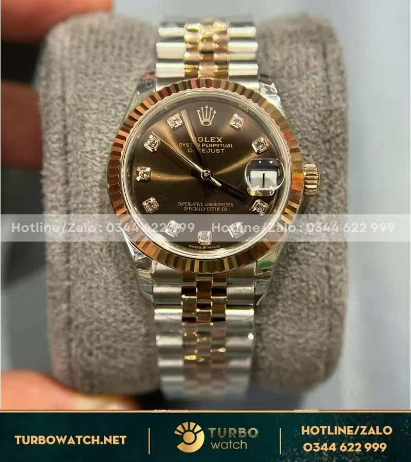 Rolex 31mm mặt chocolate