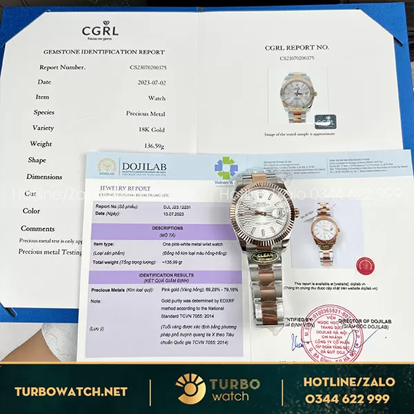 Rolex clean factory bọc vàng full kiểm định