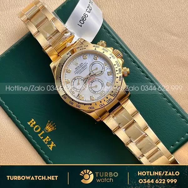 Rolex Cosmograph Daytona MOP dial bọc vàng 18K