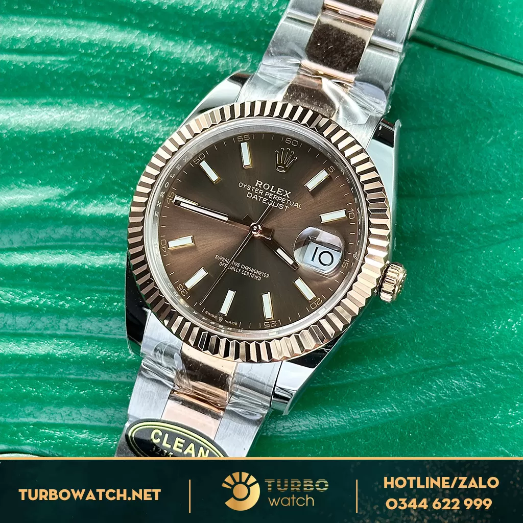 Rolex datejust 126331 demi rose gold replica