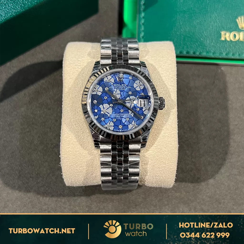 Rolex datejust 31mm blue dial 2023