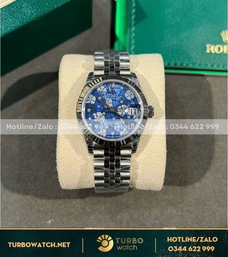 Rolex datejust 31mm blue dial fake