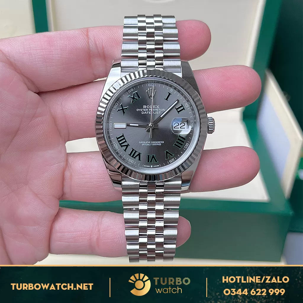 Rolex Datejust 36 126200 Mặt Số Wimbledon clean Factory 