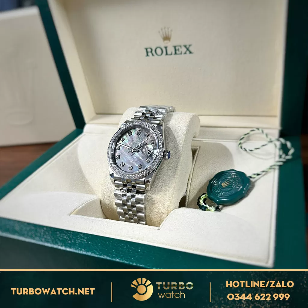 Rolex Datejust 36mm mặt MOP Xà Cừ Tím