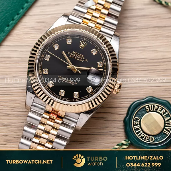 Rolex DateJust 41MM 126331 Demi Bọc Vàng 18K