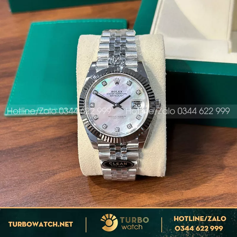 Rolex datejust 41mm MOP dial clean factory