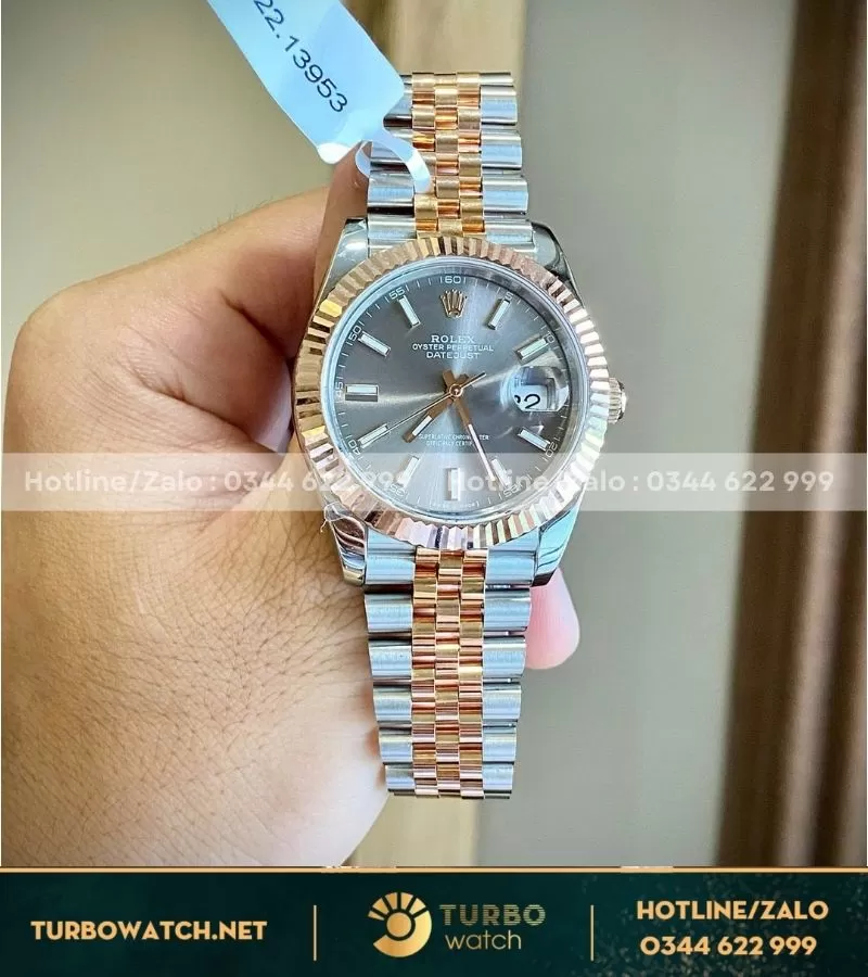 Rolex datejust 41mm và 36mm bọc vàng thật full kiểm định