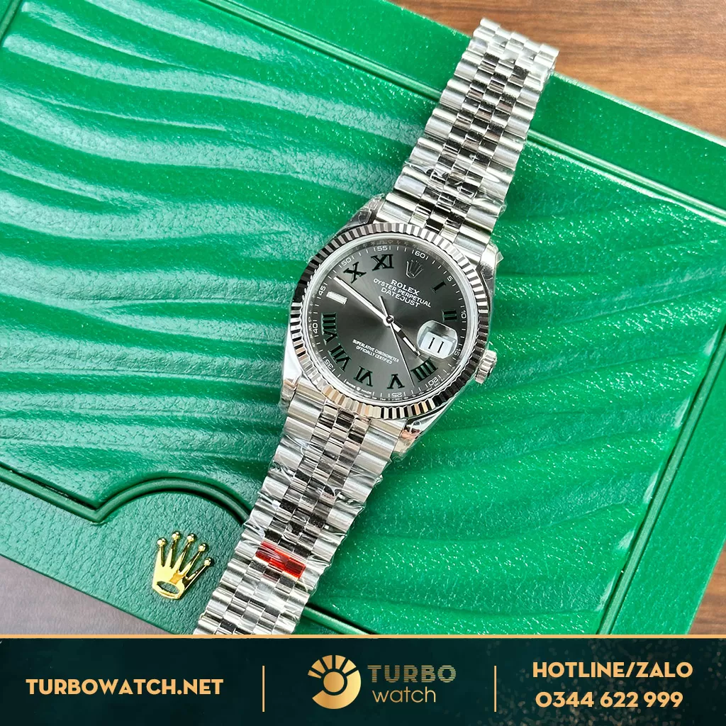 Rolex Datejust 41mm Wimbledon dial máy cal3235