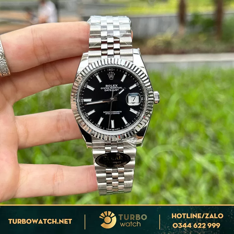 Rolex datejust replica 41mm black dial