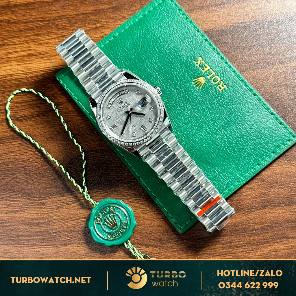Rolex Day-Date dial thiên thạch 36mm 