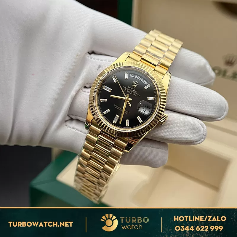 Rolex daydate 228238 fake bọc vàng yellow gold