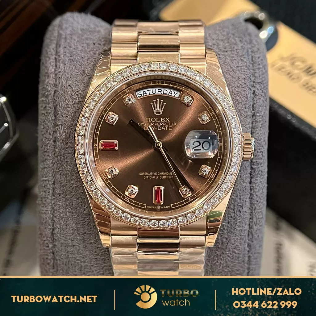 Rolex daydate 40mm chocolate dial
